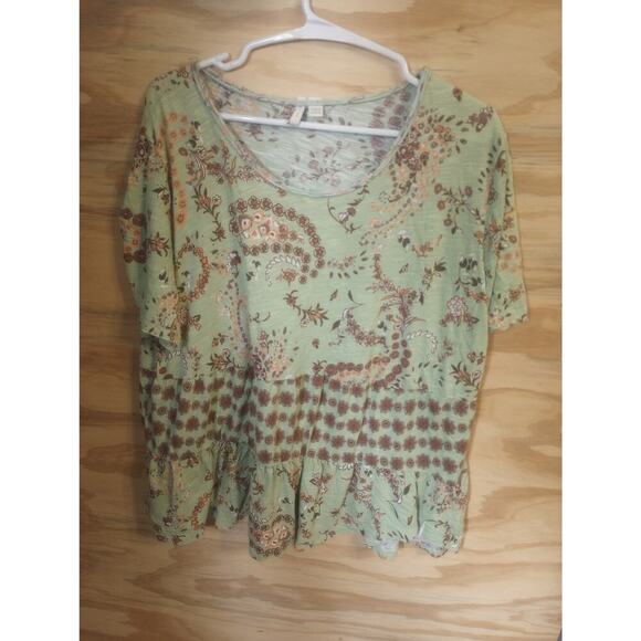 Women's Cato Plus 18/20 Floral Top - Picture 1 of 1